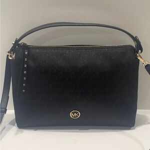 Michael Kors Logo Shailene Crossbody Messenger Bag